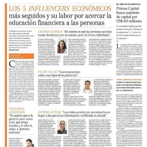 Javiera Alvear Muñoz Reconocimientos y certificaciones 3